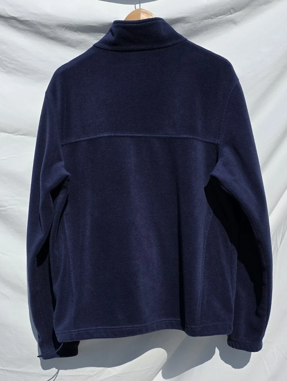 Columbia Size L Navy Full-Zip Fleece Jacket